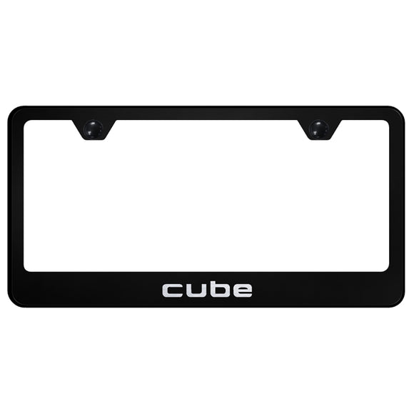 Nissan Cube Black License Plate Frame