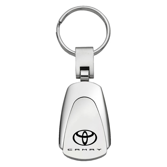 Toyota Camry Keychain & Keyring - Silver Teardrop