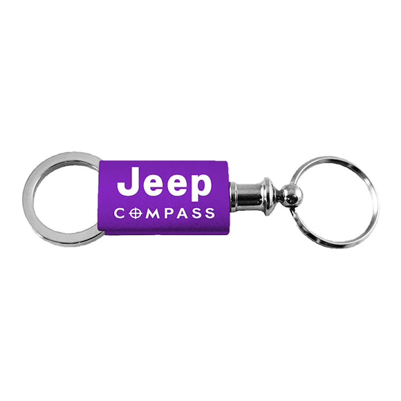 Jeep Compass Keychain & Keyring - Purple Valet