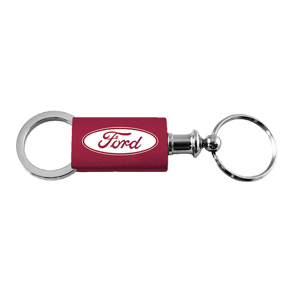 Ford Keychain & Keyring - Burgundy Valet
