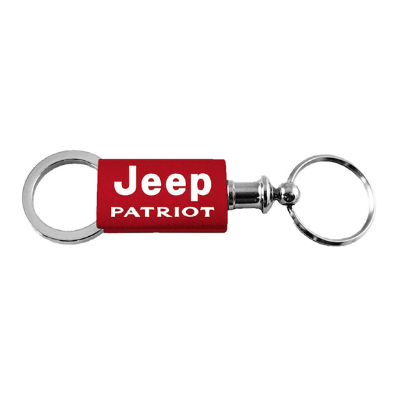 Jeep Patriot Keychain & Keyring - Red Valet
