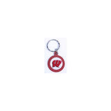 Wisconsin Badgers Keychain & Keyring - Circle