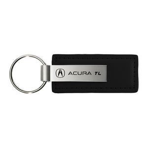 Acura TL Keychain & Keyring - Premium Black Leather