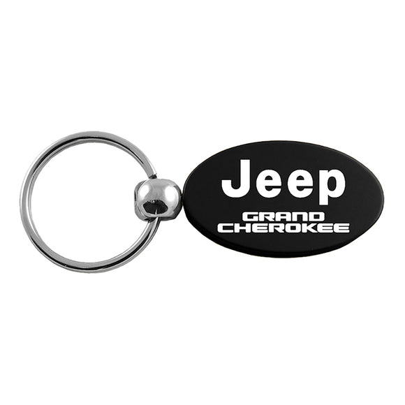 Jeep Grand Cherokee Keychain & Keyring - Black Oval