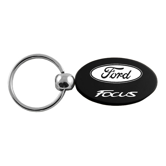 Ford Focus Keychain & Keyring - Black Oval