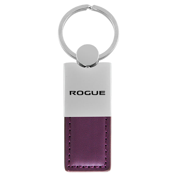 Nissan Rogue Keychain & Keyring - Duo Premium Purple Leather