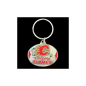 Calgary Flames Team Key Ring - NHL Hockey Fan Shop Sports Team Merchandise
