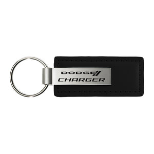 Dodge Charger Keychain & Keyring - Premium Leather