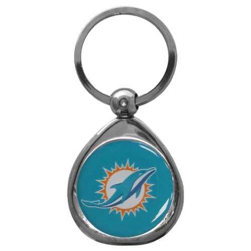 Miami Dolphins NFL Keychain & Keyring - Premium Teardrop