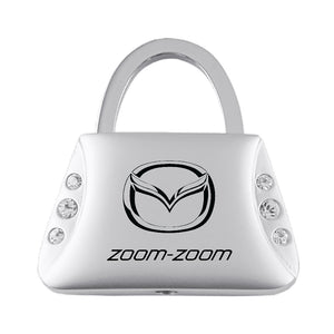 Mazda Zoom Zoom Keychain & Keyring - Purse with Bling