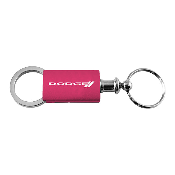 Dodge Stripe Keychain & Keyring - Pink Valet