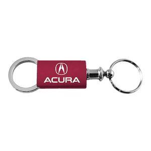 Acura Keychain & Keyring - Burgundy Valet