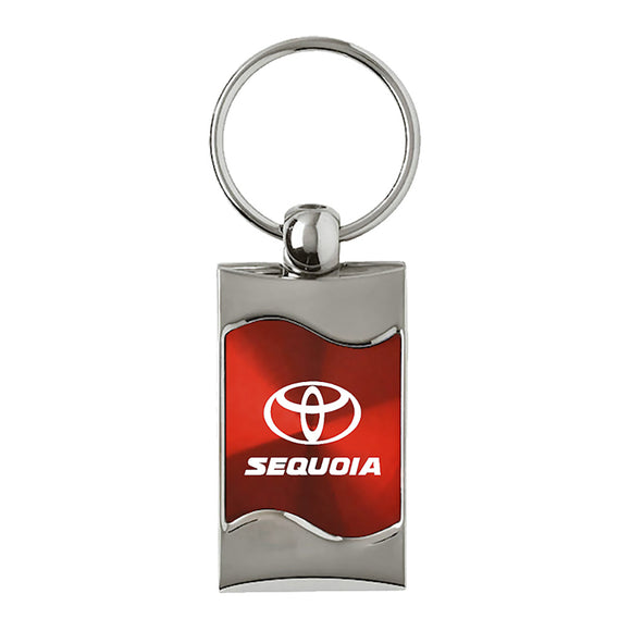 Nissan Sequoia Keychain & Keyring - Red Wave