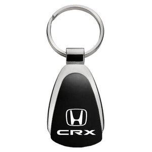 Honda CR-X Keychain & Keyring - Black Teardrop