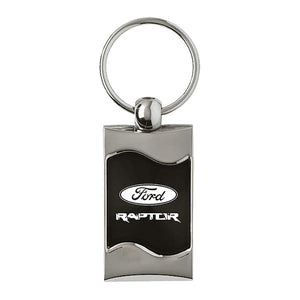 Ford Raptor F-150 Keychain & Keyring - Black Wave