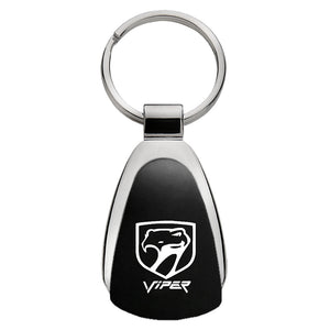 Dodge Viper 2 Keychain & Keyring - Black Teardrop