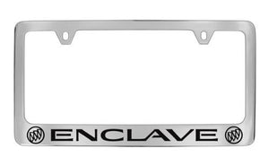 Buick Enclave Chrome Plated Metal License Plate Frame Holder
