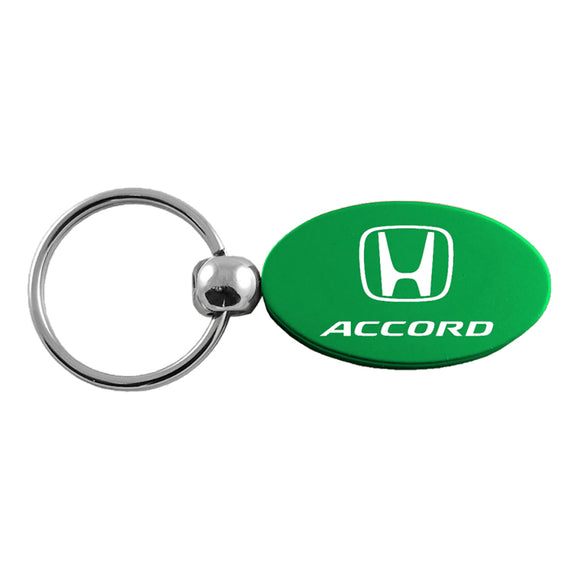 Honda Accord Keychain & Keyring - Green Oval