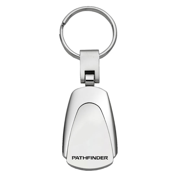 Nissan Pathfinder Chrome Tear Drop Keychain