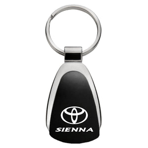 Toyota Sienna Keychain & Keyring - Black Teardrop