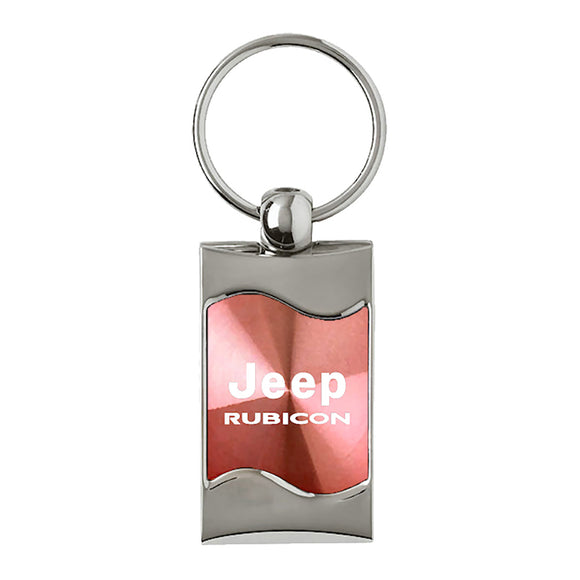 Jeep Rubicon Keychain & Keyring - Pink Wave