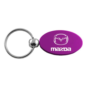Mazda Keychain & Keyring - Purple Oval