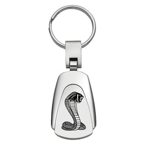 Ford Mustang Shelby Cobra Keychain & Keyring - Teardrop