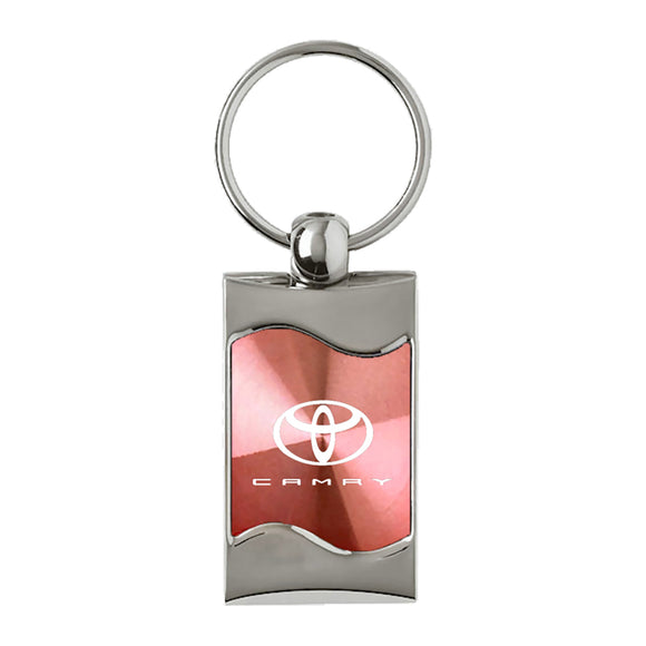 Toyota Camry Keychain & Keyring - Pink Wave