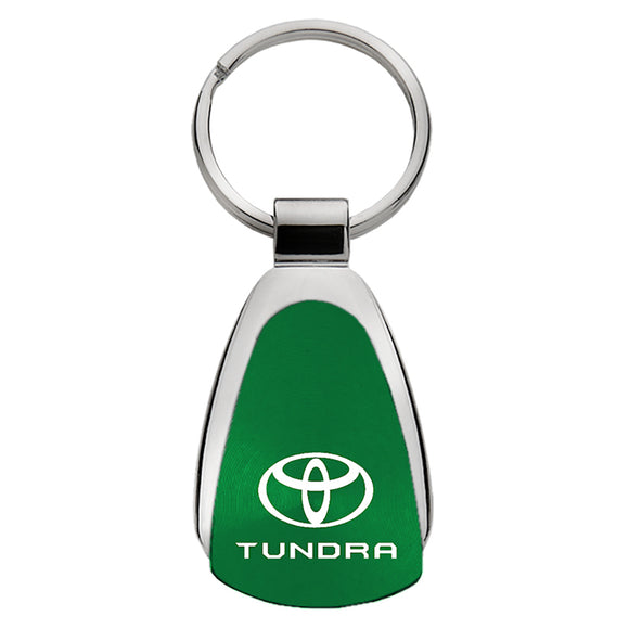 Toyota Tundra Keychain & Keyring - Green Teardrop