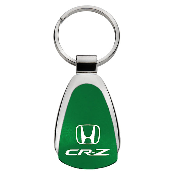 Honda CR-Z Keychain & Keyring - Green Teardrop