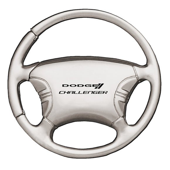 Dodge Challenger Keychain & Keyring - Steering Wheel