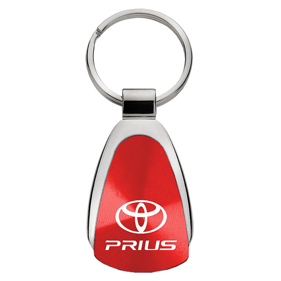 Toyota Prius Keychain & Keyring - Red Teardrop
