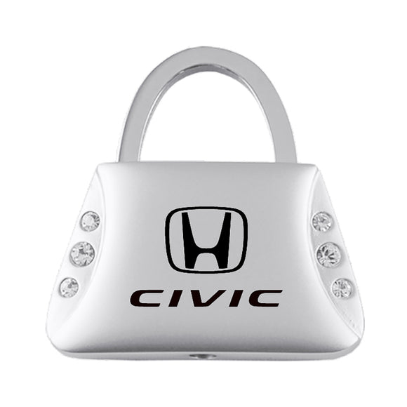 Honda Civic Keychain & Keyring - Purse with Bling