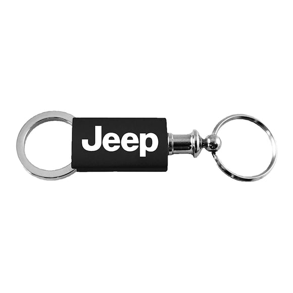 Jeep Keychain & Keyring - Black Valet