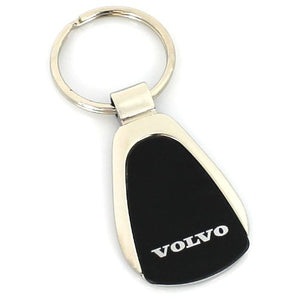 Volvo Keychain & Keyring - Black Teardrop
