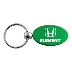 Honda Element Keychain & Keyring - Green Oval