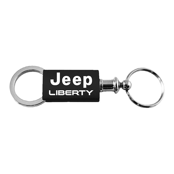 Jeep Liberty Keychain & Keyring - Black Valet