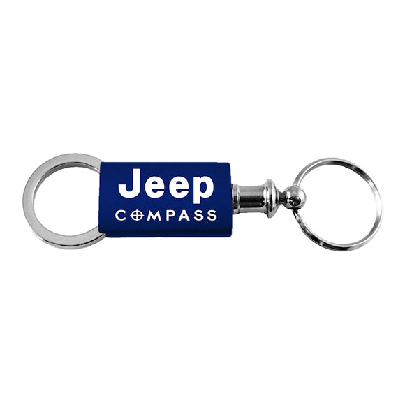 Jeep Compass Keychain & Keyring - Navy Valet