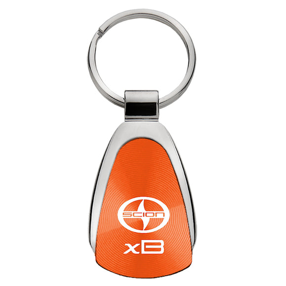 Scion xB Keychain & Keyring - Orange Teardrop