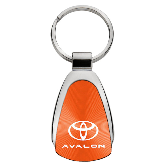 Toyota Avalon Keychain & Keyring - Orange Teardrop