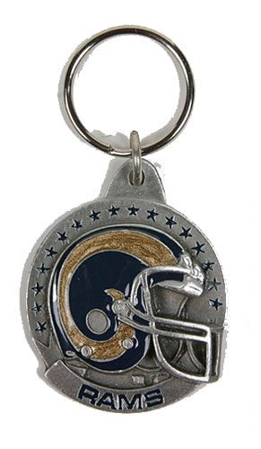 St. Louis Rams NFL Keychain & Keyring - Pewter