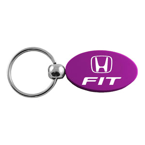 Honda Fit Keychain & Keyring - Purple Oval