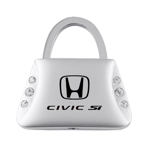 Honda Civic Si Keychain & Keyring - Purse with Bling