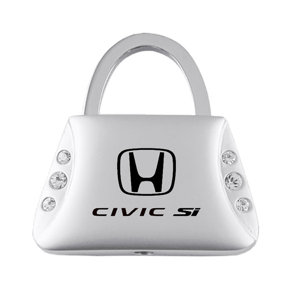 Honda Civic Si Keychain & Keyring - Purse with Bling