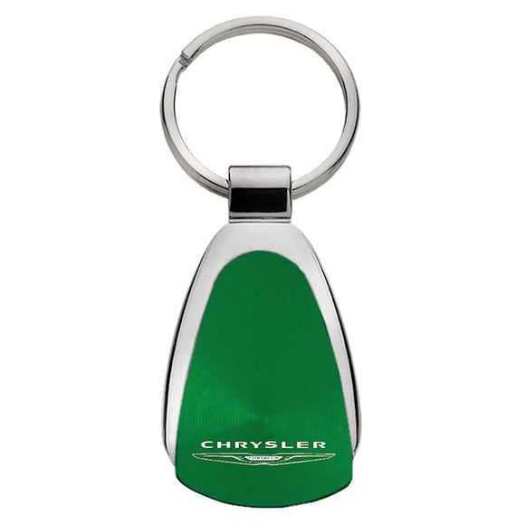 Chrysler Keychain & Keyring - Green Teardrop