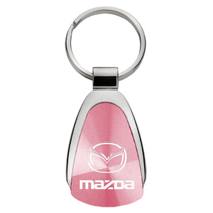 Mazda Keychain & Keyring - Pink Teardrop