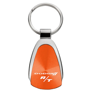 Dodge R/T Keychain & Keyring - Orange Teardrop