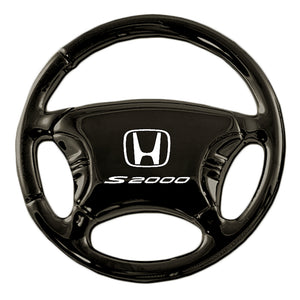 Honda S2000 Keychain & Keyring - Black Steering Wheel
