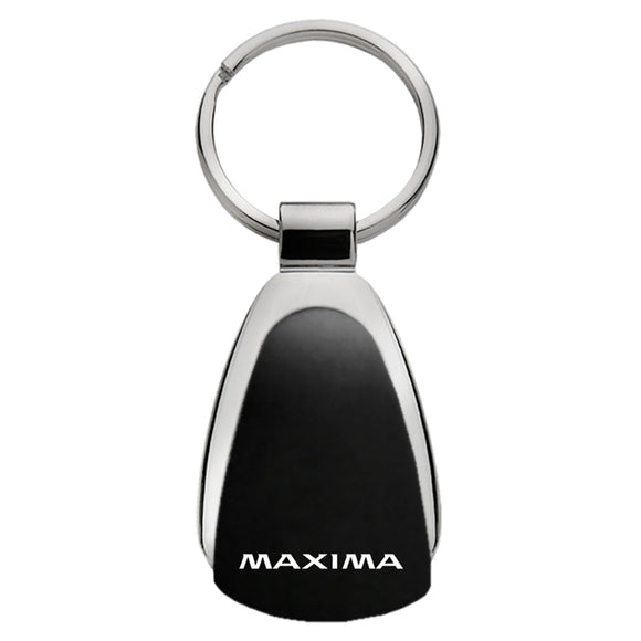 Nissan Maxima Black Tear Drop Key Chain