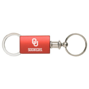 Oklahoma Sooners Keychain & Keyring - Red Valet